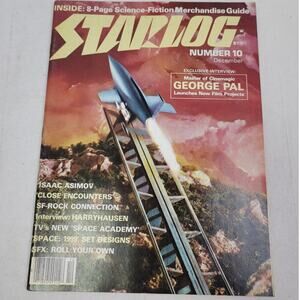 Vintage December 1977 Starlog Magazine of the Future #10 George Pal Film Project